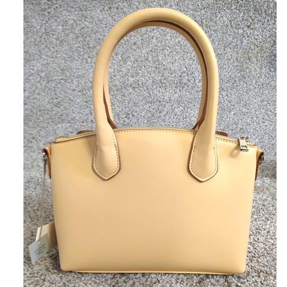 A New Day Pastel Yellow Crossbody Bag Detachable Strap Purse - Picture 3 of 15